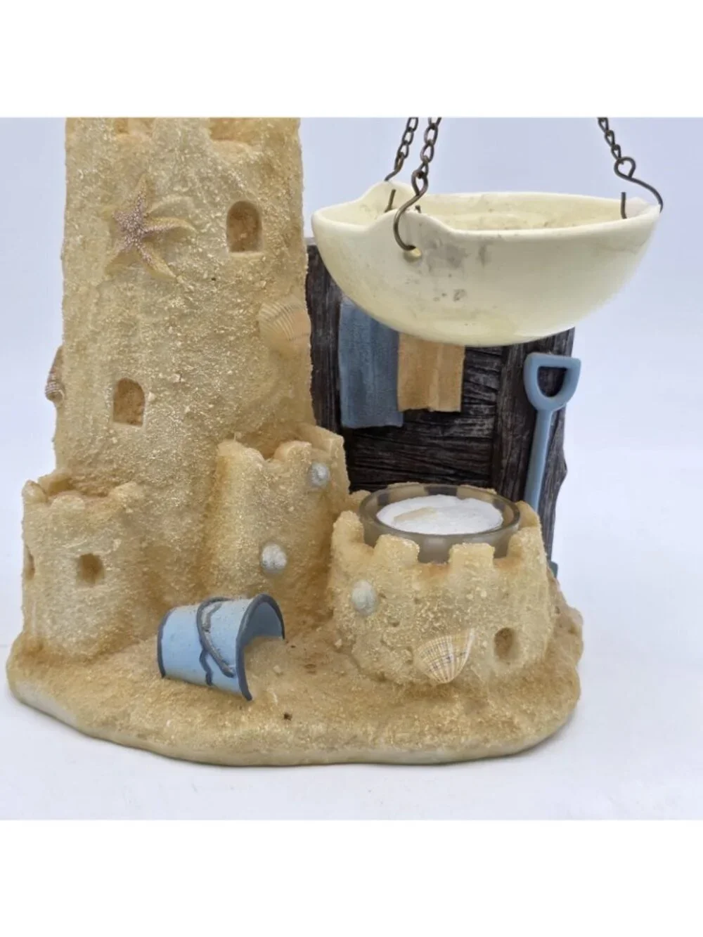 Yankee Candle Lighthouse Sandcastle Hanging Tart Wax Warmer Seashell Beach VTG
